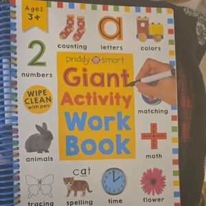Giant Dry Erase Activity Workbook for Kids